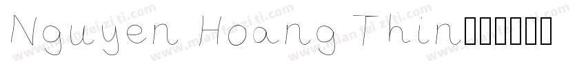 Nguyen Hoang Thin字体转换